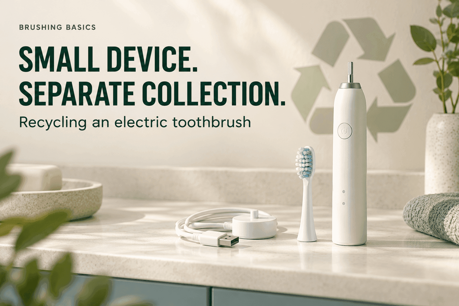 How to Recycle an Electric Toothbrush: Handle, Head, and Battery